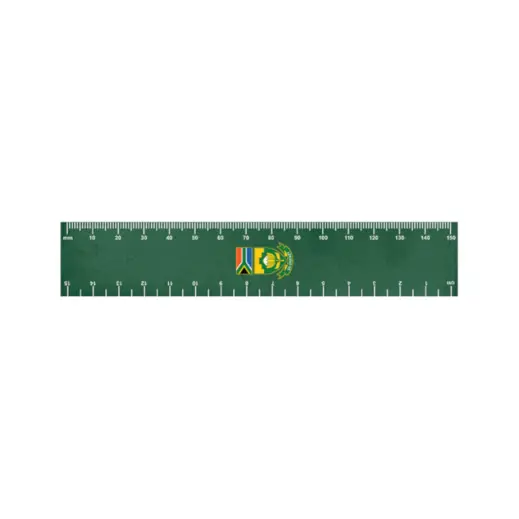 15cm Budget Ruler - Bottle Green